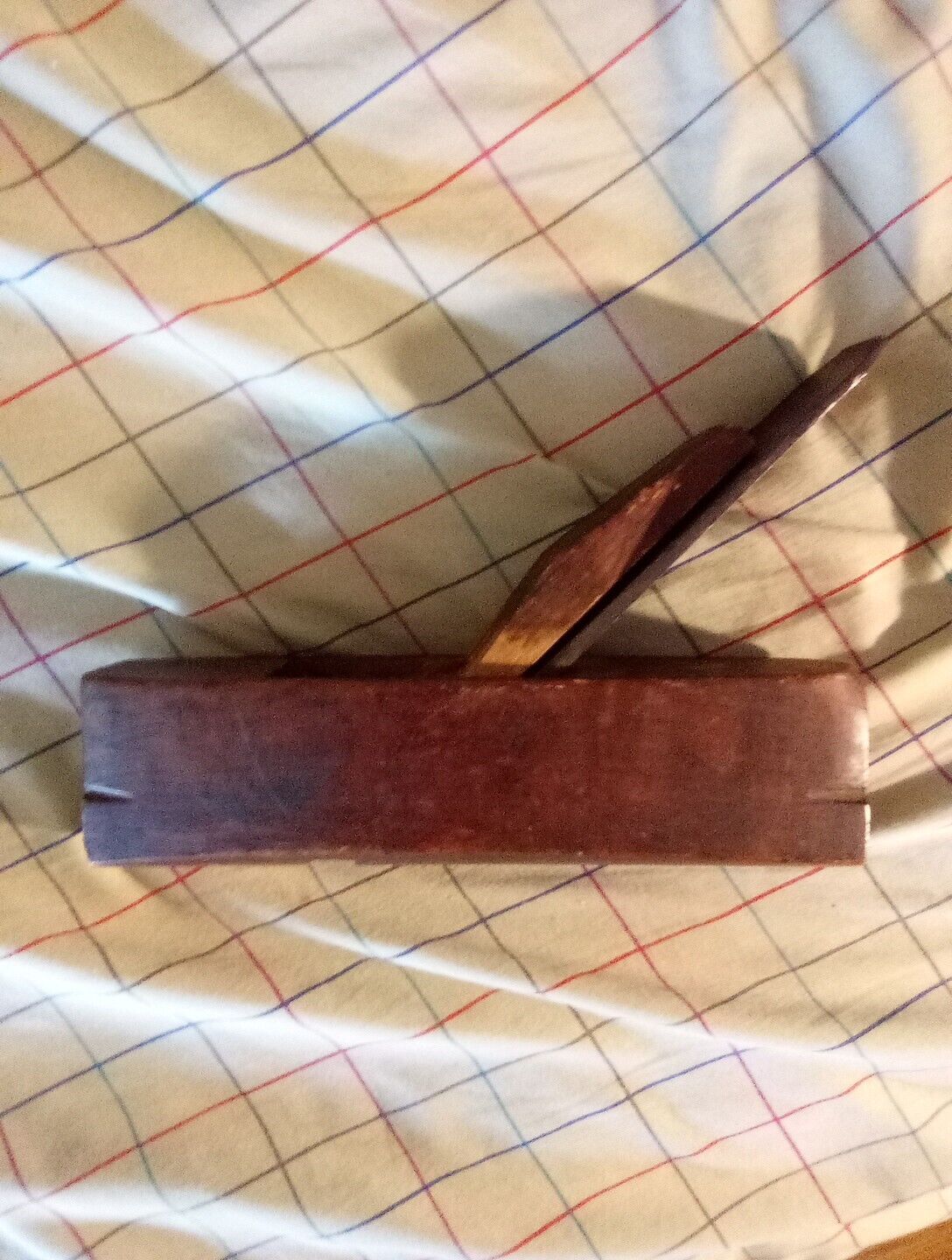 VINTAGE ANTIQUE 8” SMALL WOODEN BLOCK PLANE WOOD TOOL  Used