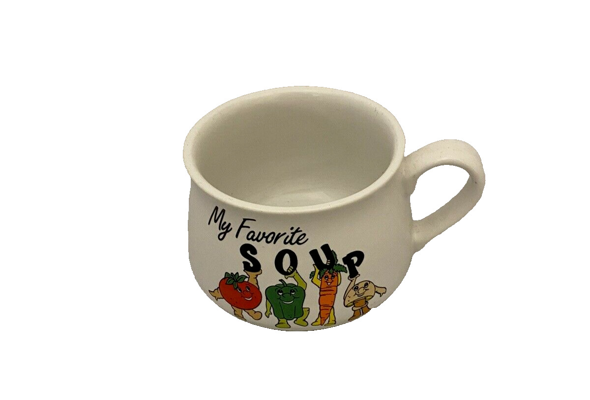 Vintage My Favorite Soup  w/ Handle Coffee Tea Mug by Giftco Inc.