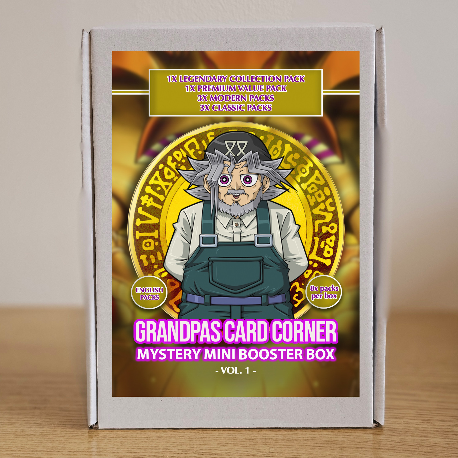 Yugioh - Mystery Mini Booster Box Vol. 1 - Grandpas Card Corner Exclusive