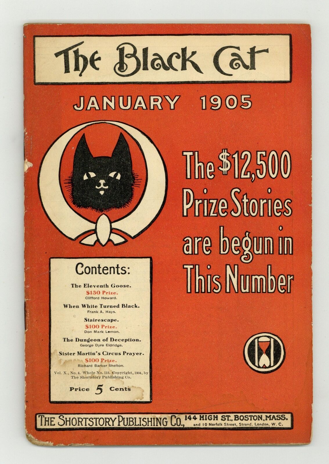 Black Cat Jan 1905 Vol. 10 #4 GD 2.0