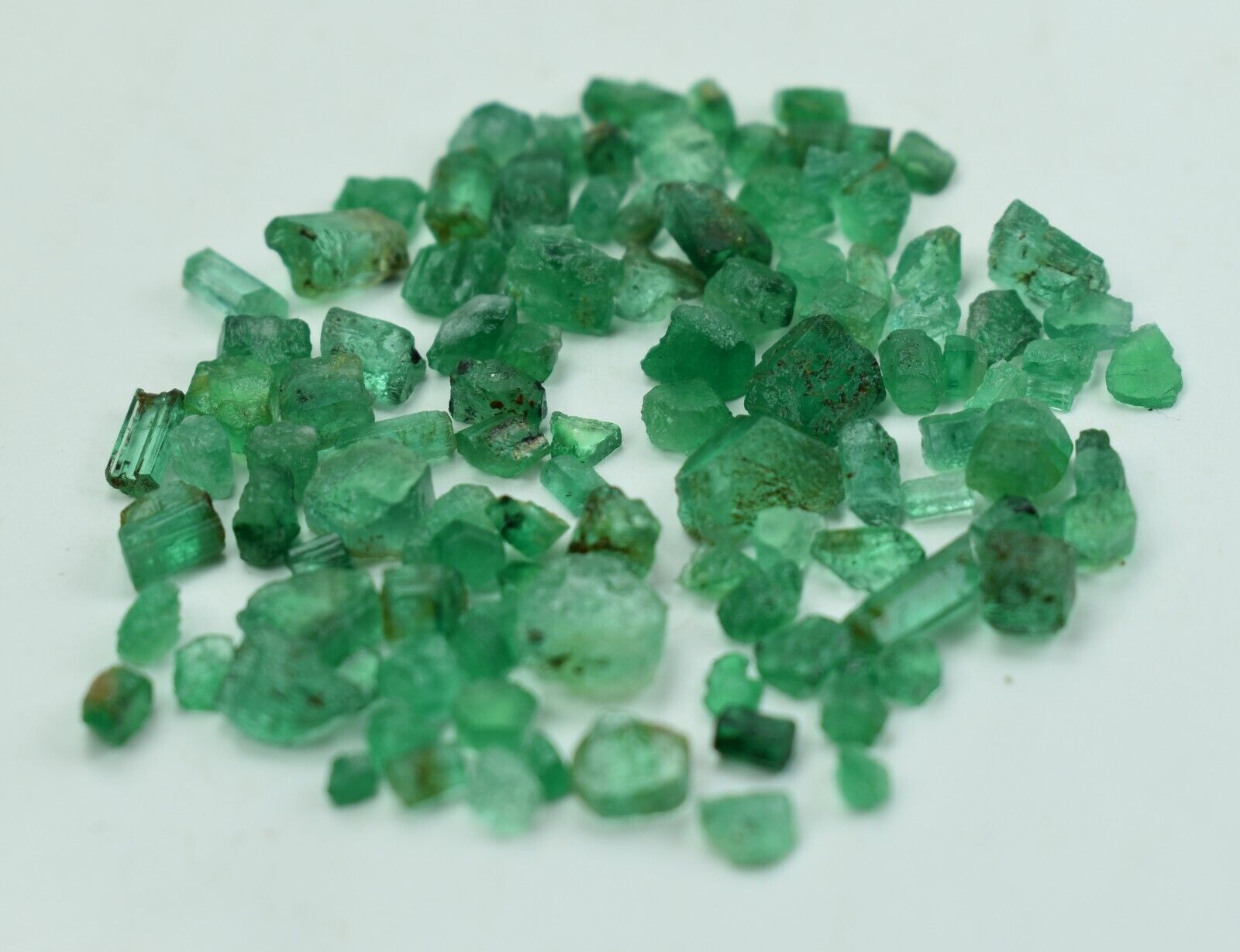 44 Carat Top Quality Green Color Panjshir Emerald Crystal from Rough Afghanistan