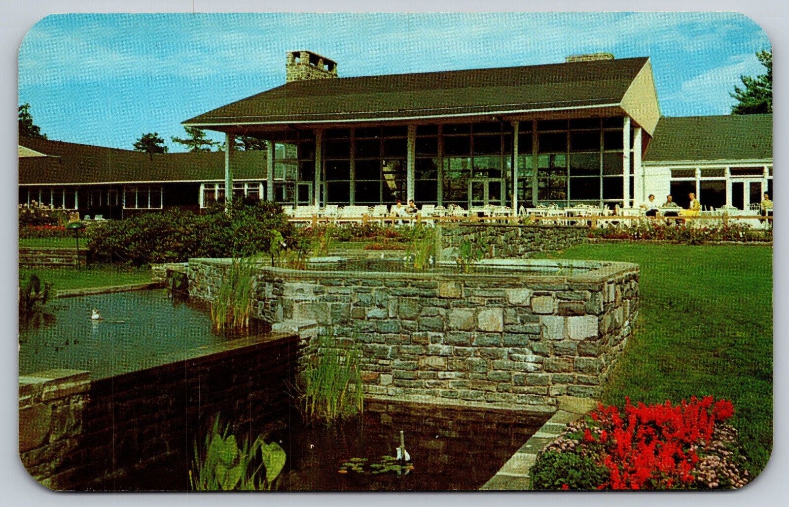 Postcard Golf Club House Terrace Golf Course Designed by Robert Trent Jones