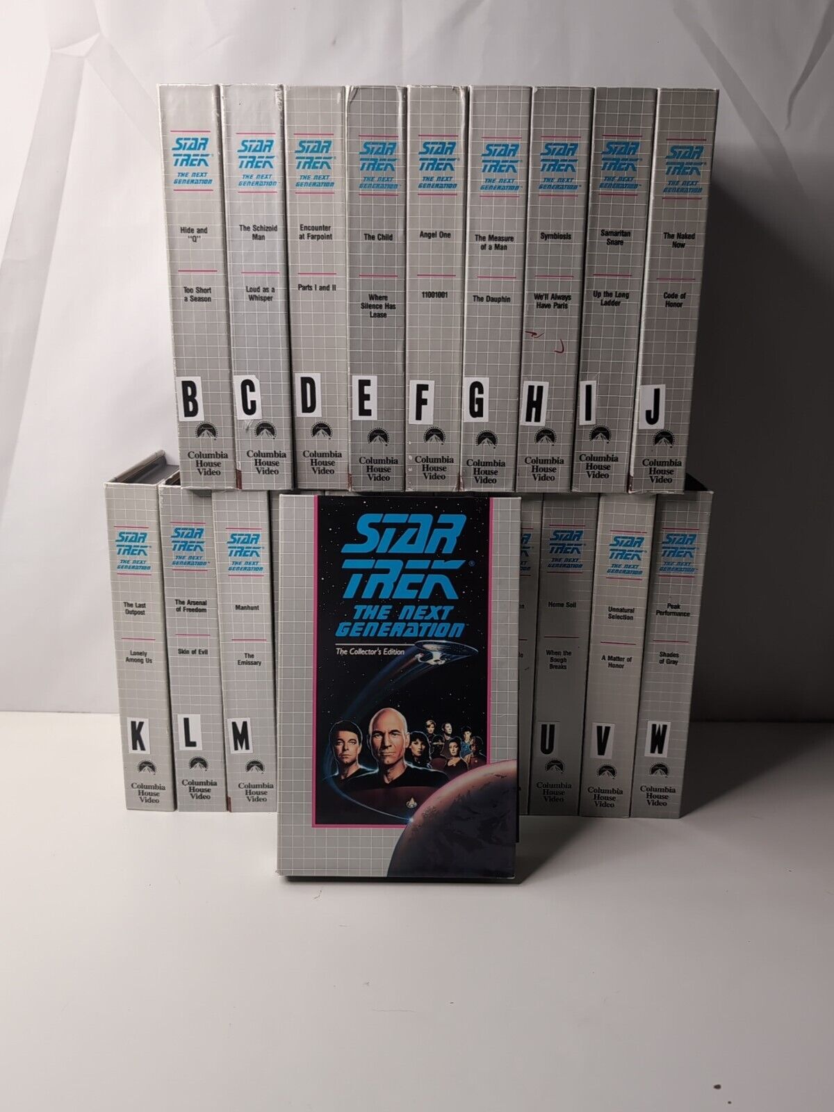 Star Trek Next Generation VHS Collectors Edition Columbia 87 Set