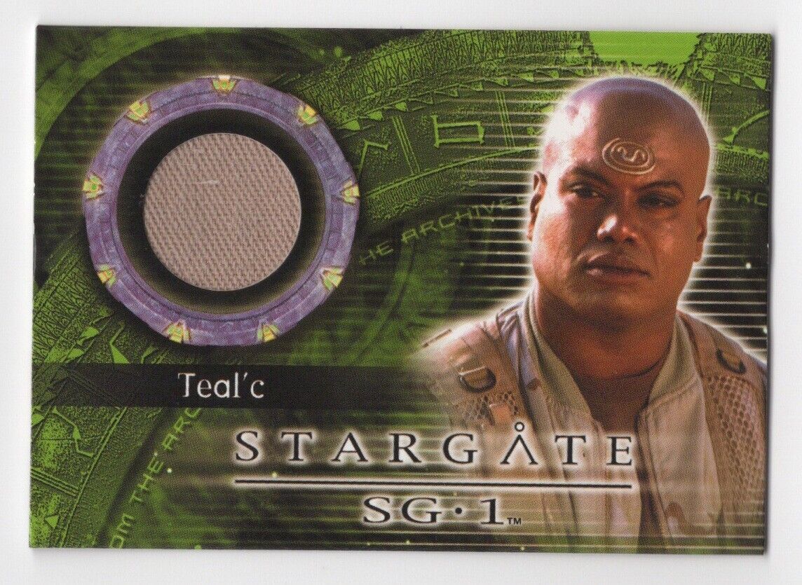 Teal\'c/Christopher Judge Stargate SG1 Season 7 Costume Wardrobe Card C27