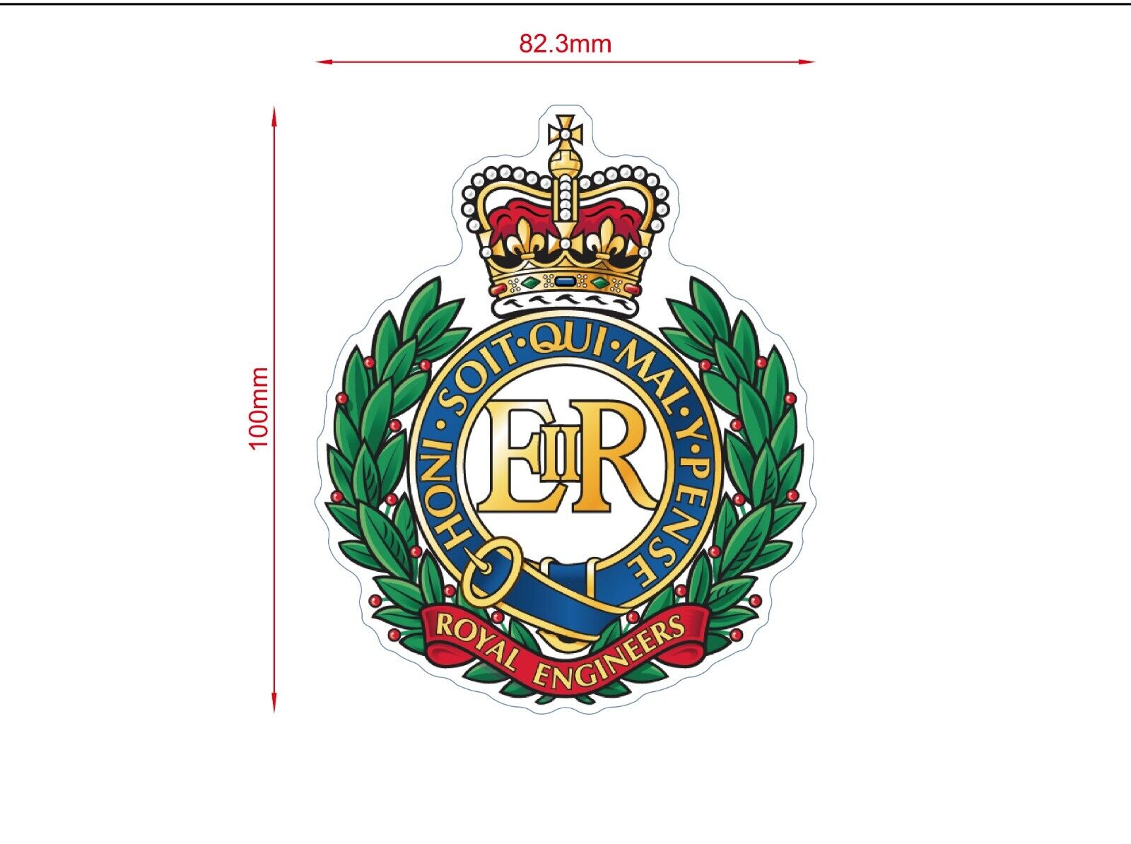 Royal Engineers Waterproof Vinyl Stickers Decal Sappers RE Army Squaddie British