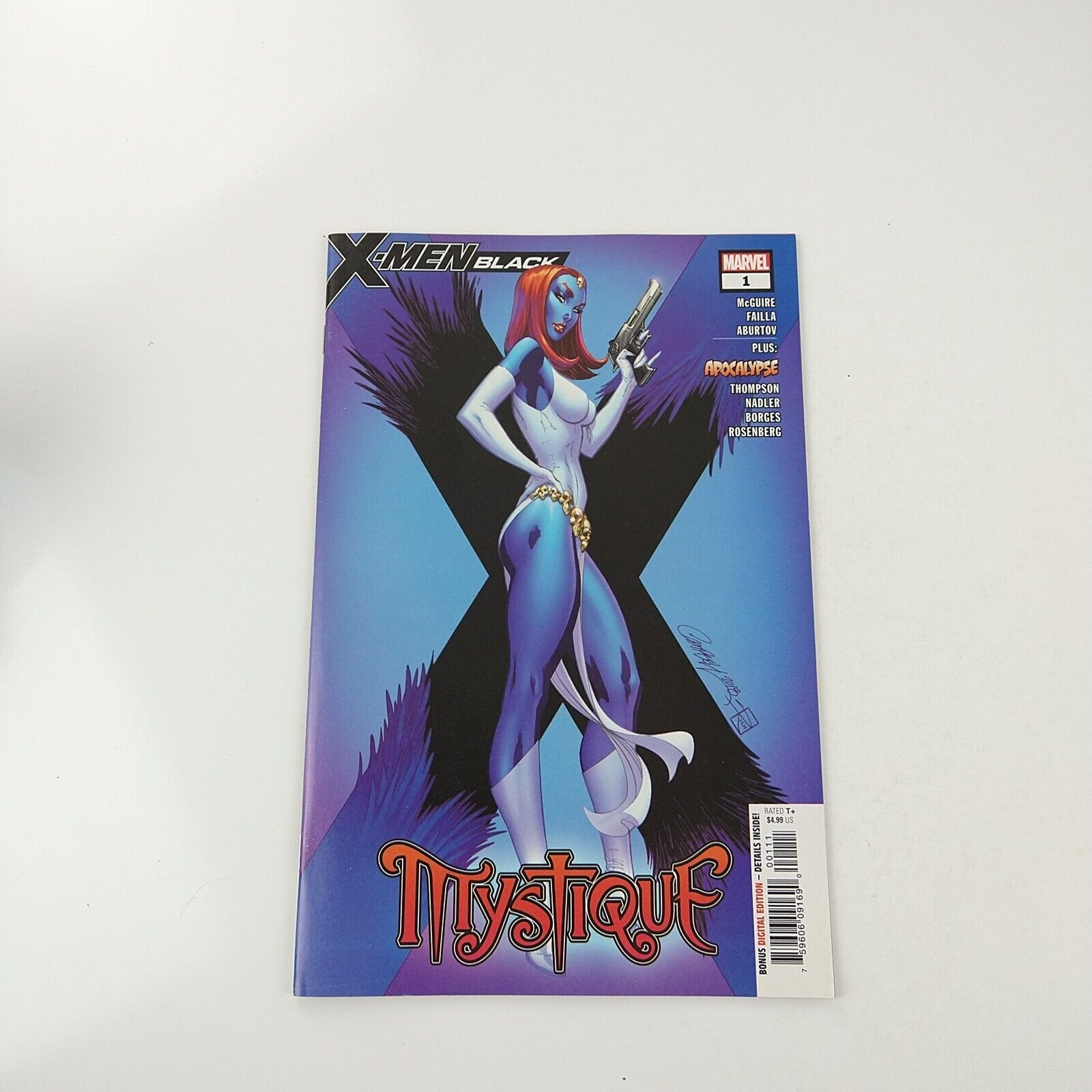 X-Men Black: Mystique #1 J Scott Campbell Cover (2018 Marvel Comics)