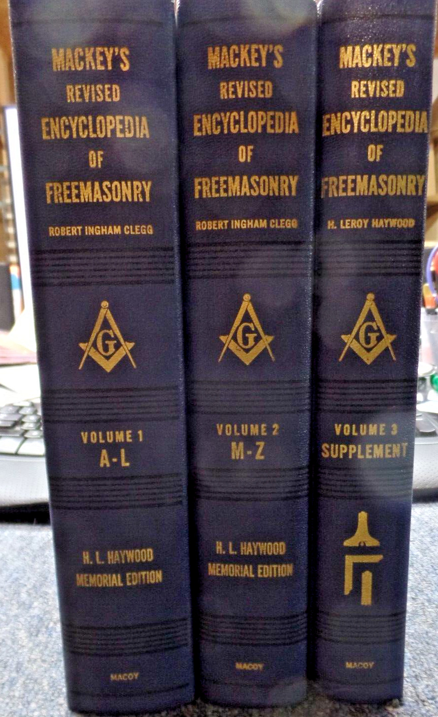 Mackey\'s Revised Encyclopedia Of Freemasonry 3 Volumes 1966