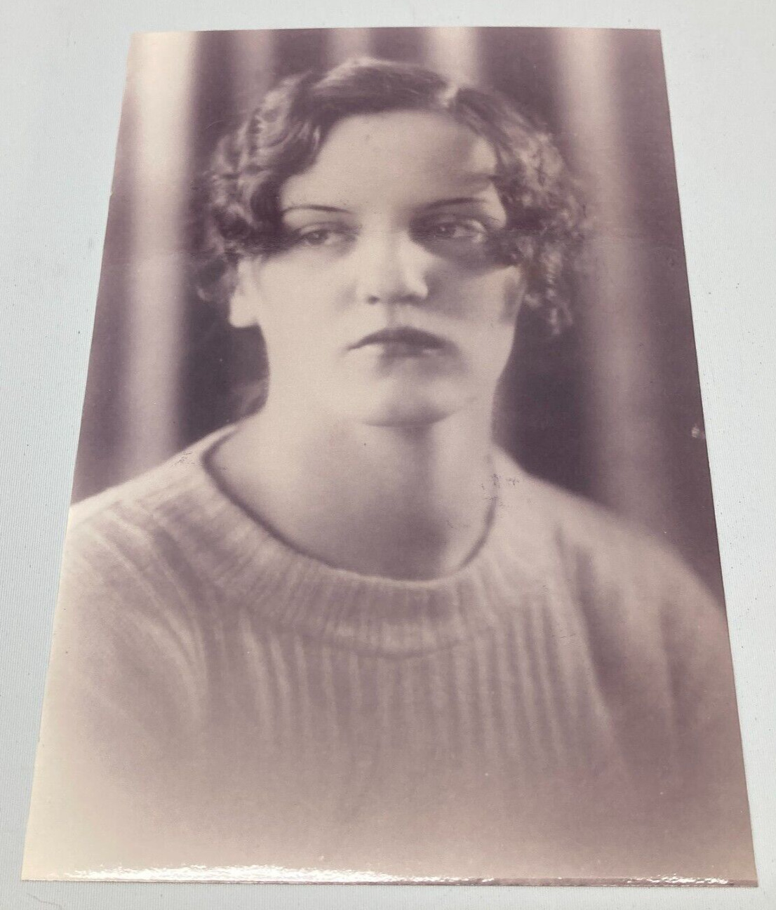 Found B&W Vintage Reprint Photo 1926 Portrait of Young Woman