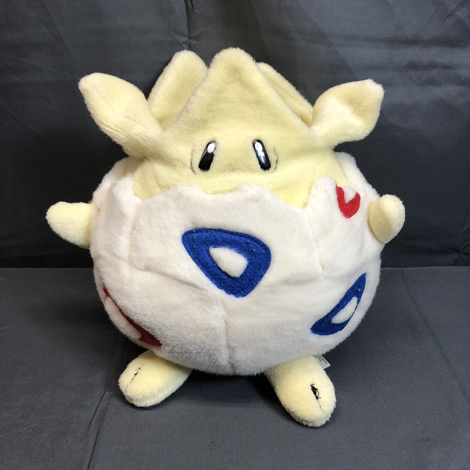 Vintage 1999 Pokemon Togepi Plush Nintendo Hasbro Tomy Large High Quality 10”