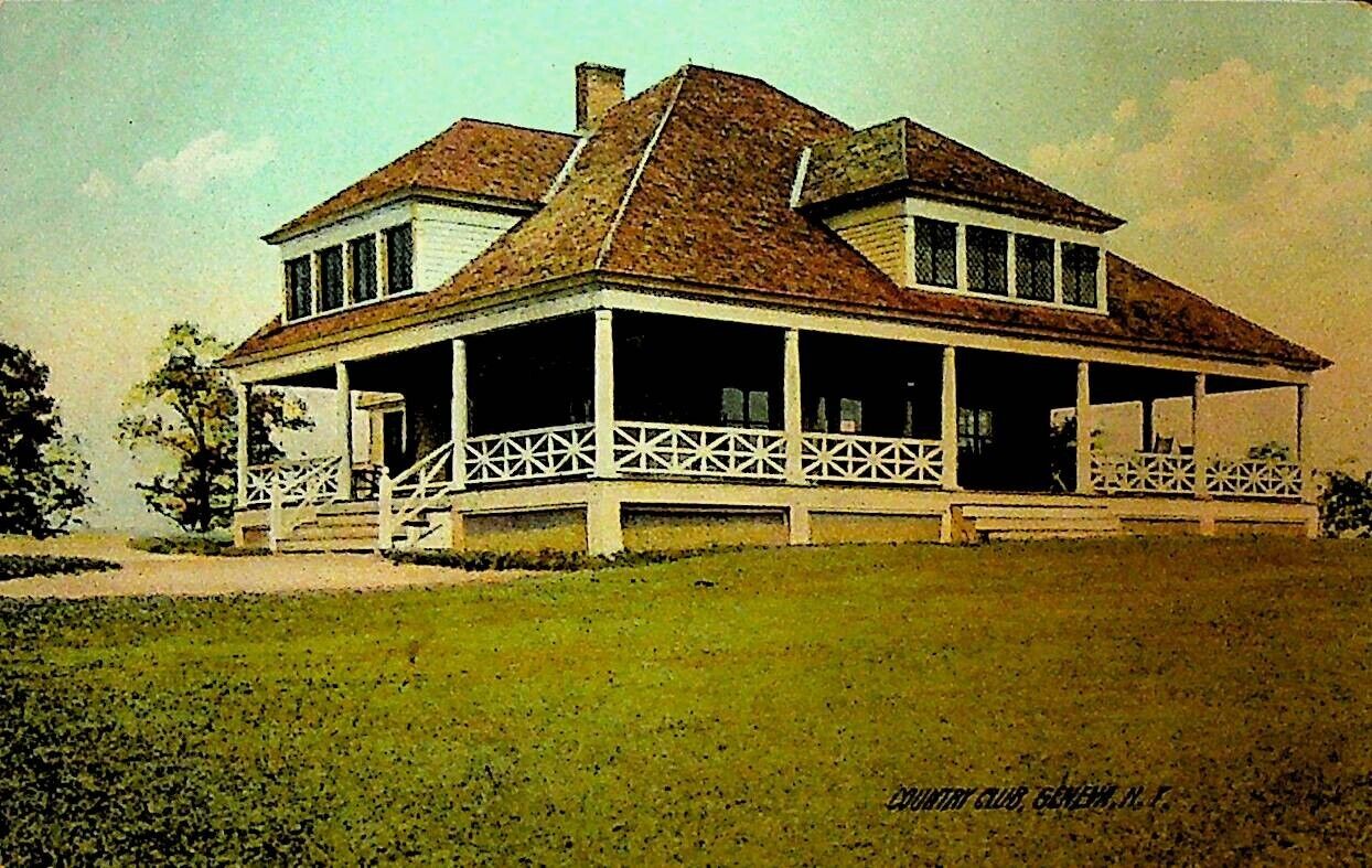 Country Club Geneva NY Vintage Postcard Unused