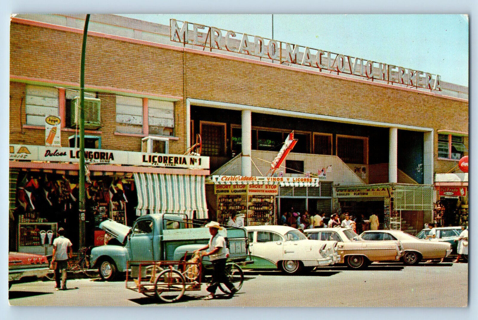 Nuevo Laredo Tamaulipas Mexico Postcard Nuevo Laredo\'s Market Place c1960\'s