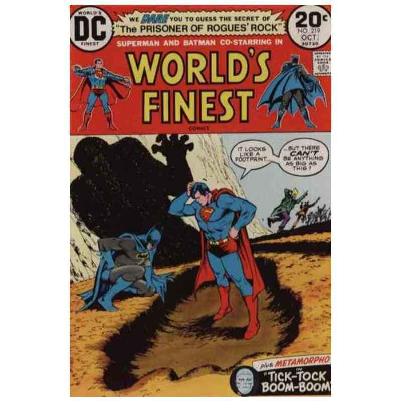 World\'s Finest Comics #219 in Very Fine minus condition. DC comics [u