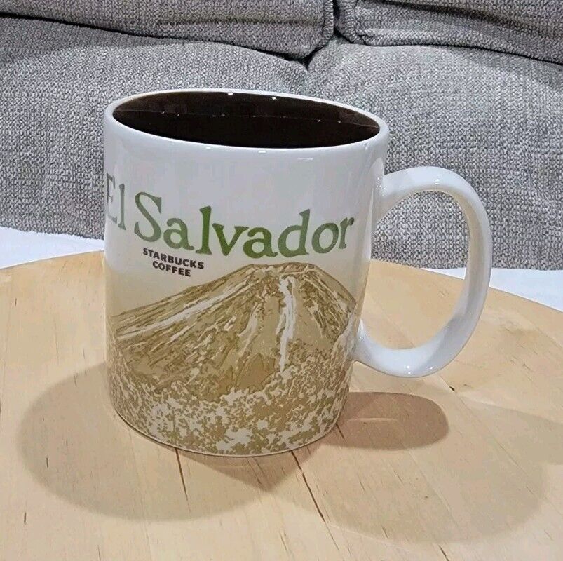 Starbucks Coffee Mug El Salvador Icon Collectors Series 16 oz / 473 mL 2017