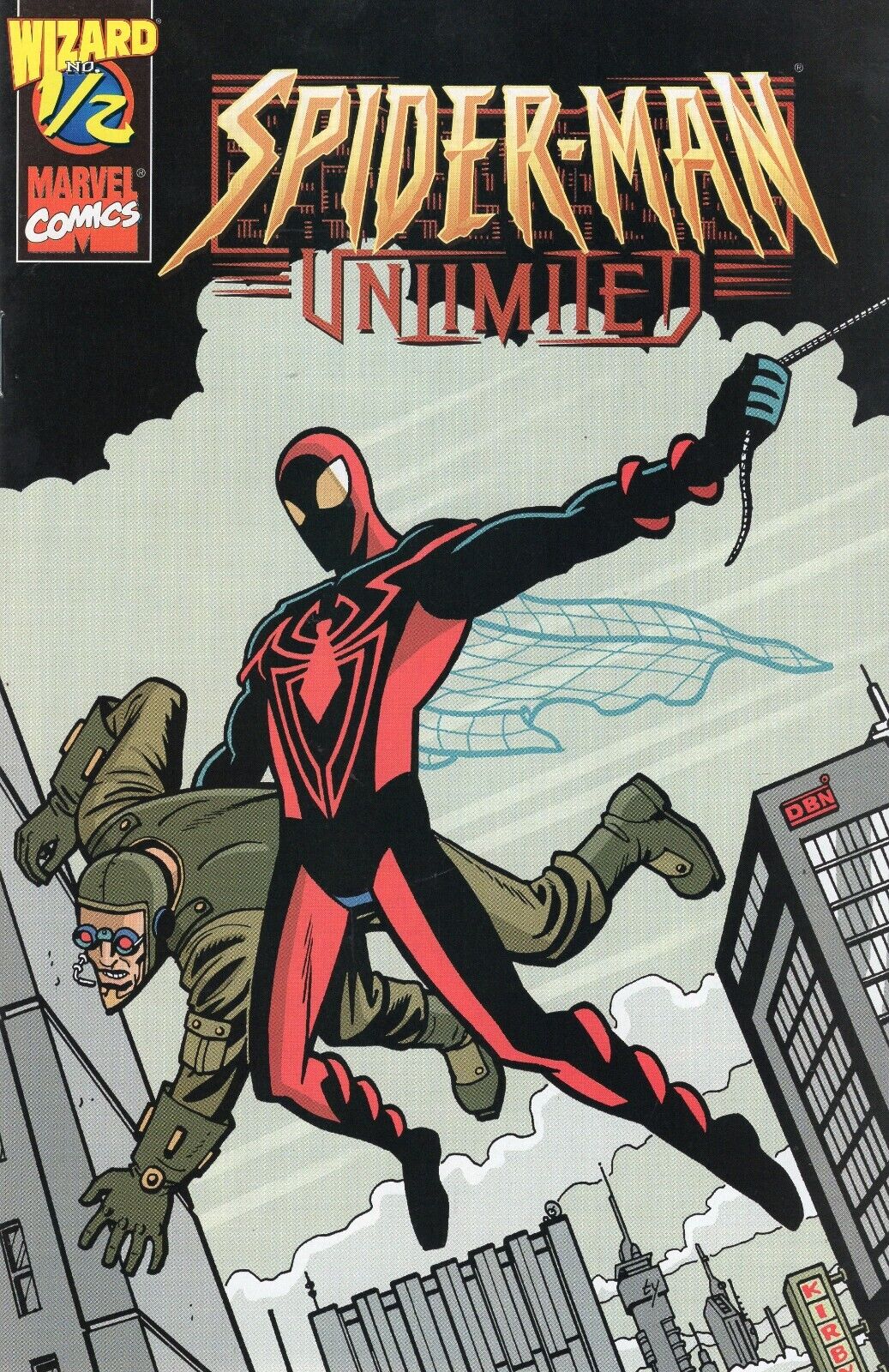 Spider-Man Unlimited Wizard #1/2 Rare Marvel Comics 1999 Wizard Magazine w COA