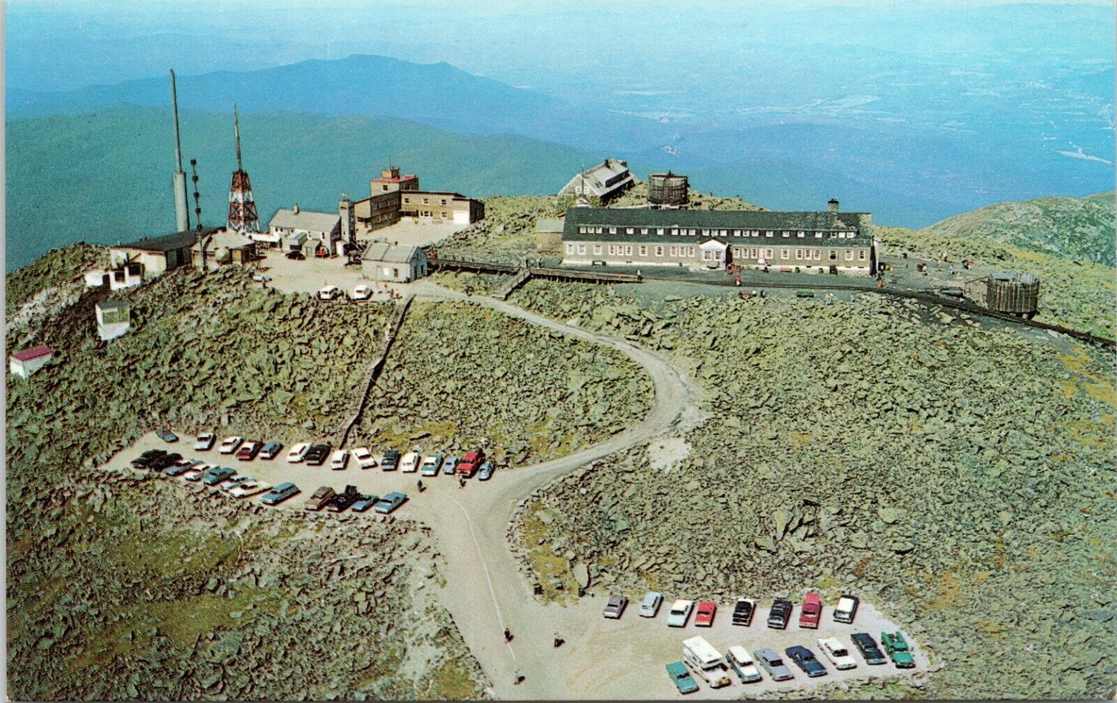 White Mountains NH SUMMIT HOUSE HOTEL Aerial View New Hampshire Postcard 71