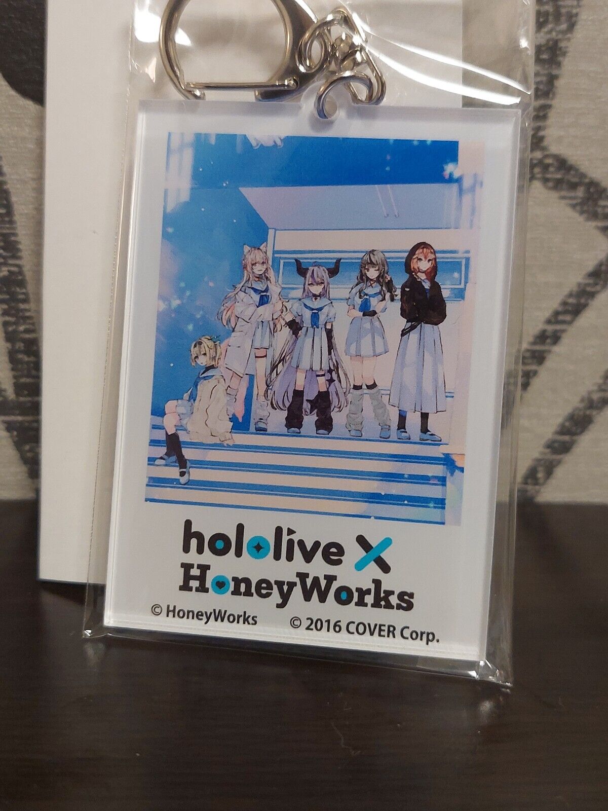 HoloX Acrylic Keyholder - hololive X HoneyWorks Tower Records Collab