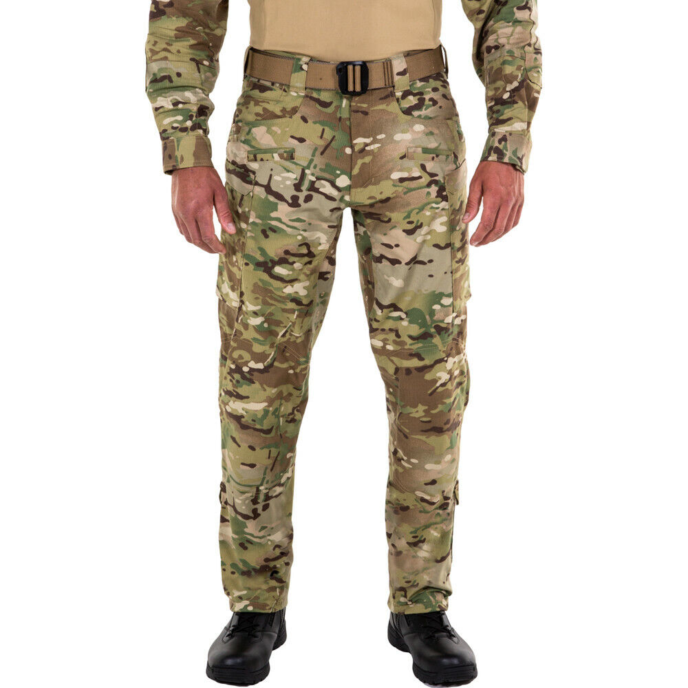 First Tactical Mens Crye Multicam Defender Pants - Military Camouflage Trousers 