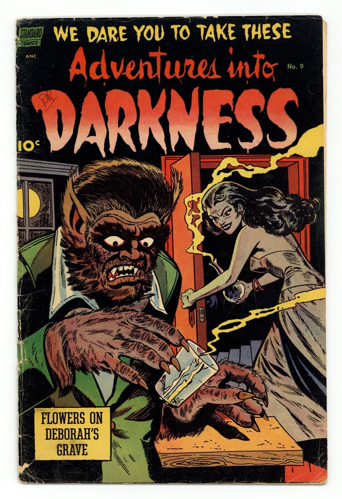 Adventures into Darkness #9 GD 2.0 1953