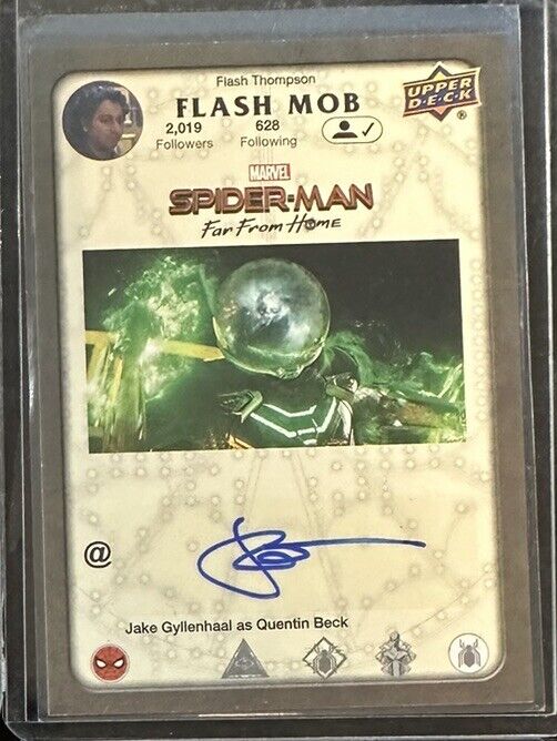 2020 Spider-Man Far From Home Movie Autograph Jake Gyllenhaal as Quentin Beck