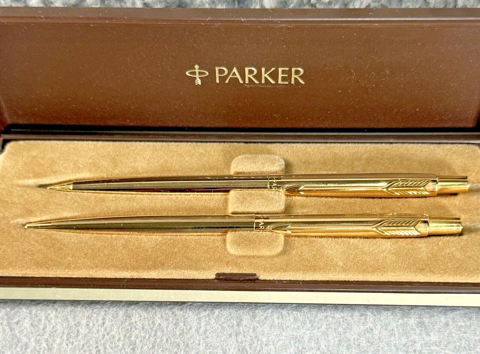VINTAGE PARKER PEN & PENCIL UEVERY RARE Ballpoint Pen MADE IN USA