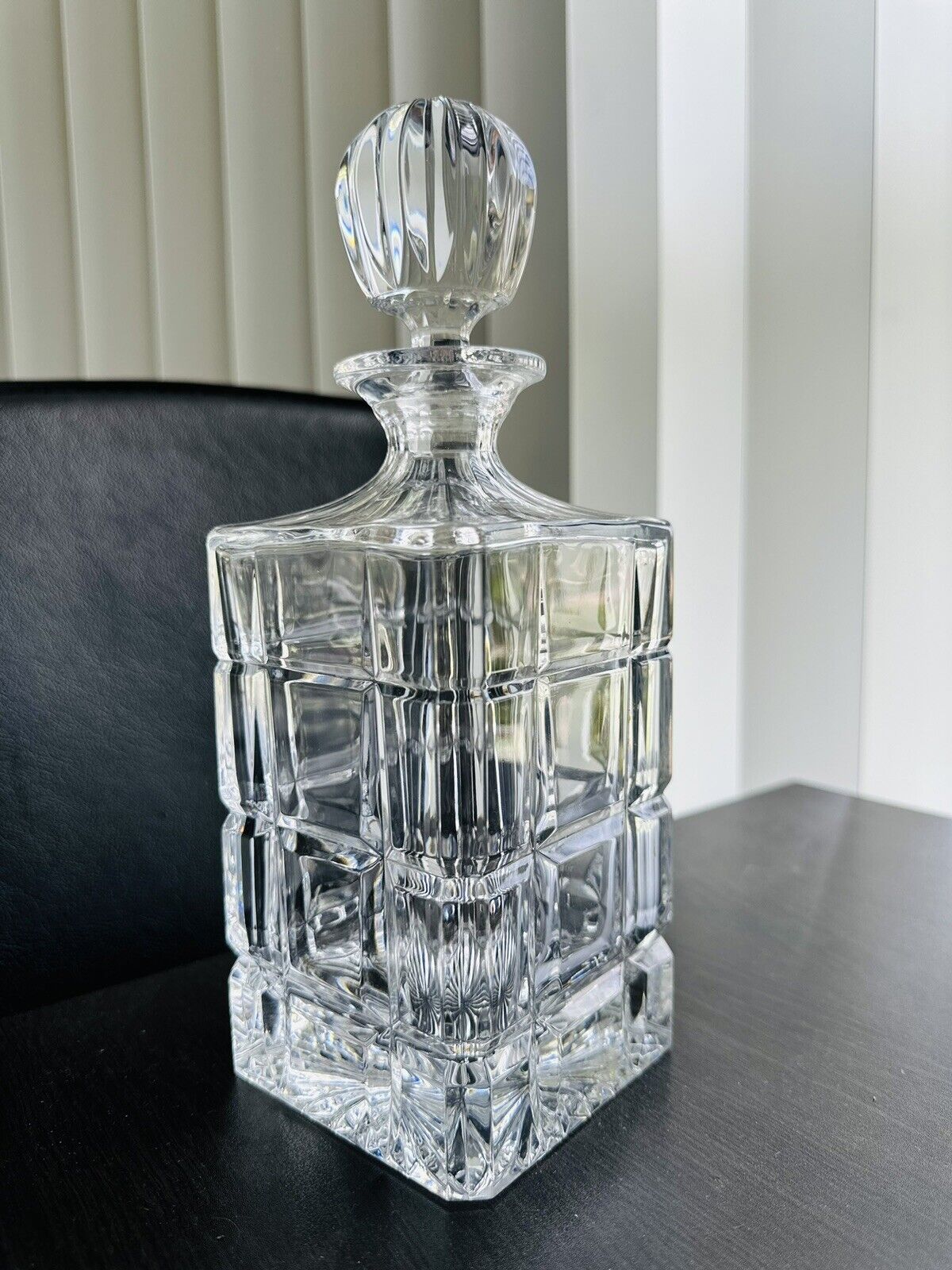 Vintage Towle Crystal Decanter Made in Poland