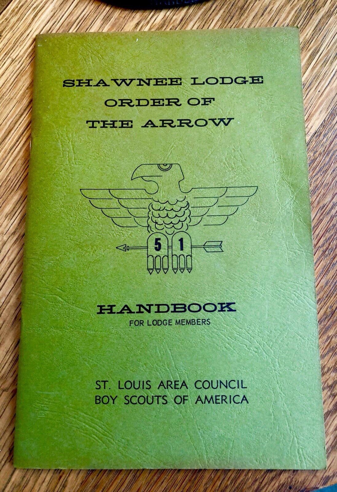BSA 1968 St. Louis Shawnee Lodge 1968 Order of Arrow Handbook Christmas for Dad