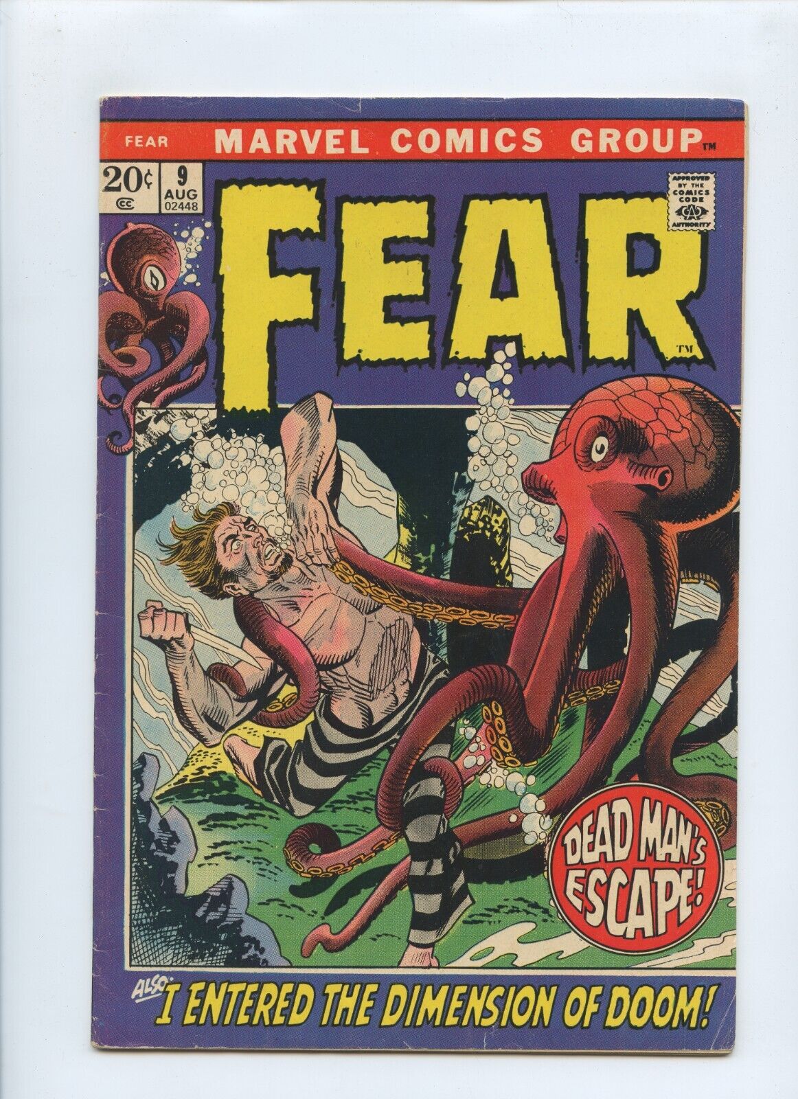 Fear #9 1972 (VG+ 4.5)
