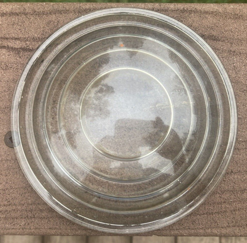 5 Inch Clear Lens Glass 1935 Corning From A 1930-1940 NY Subway R-1/9 Subway Car