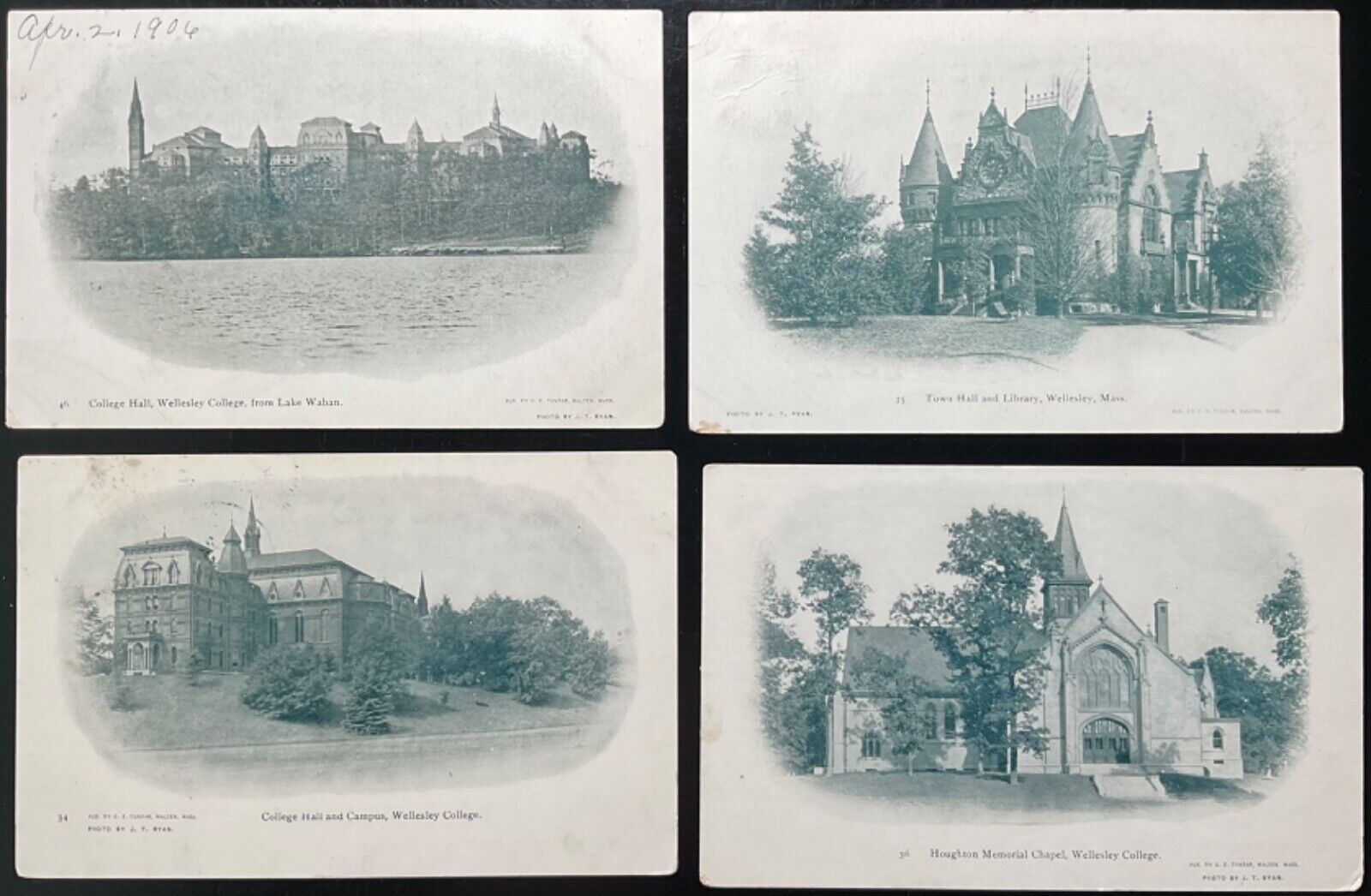 Wellesley College Massachusetts Postcards c1900s