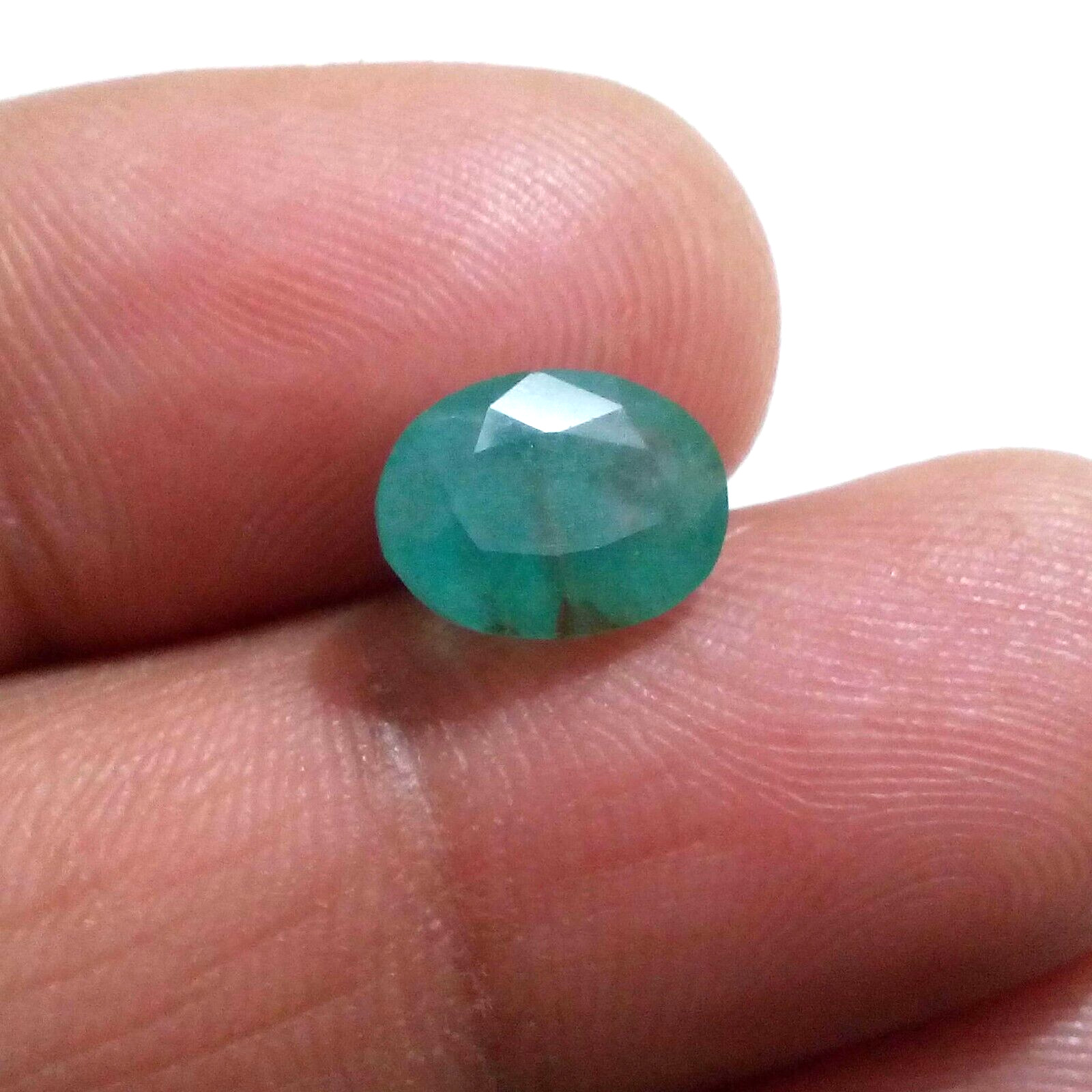 Awesome Zambian Emerald Oval 3.50 Crt Outstanding Green Faceted Loose Gemstone
