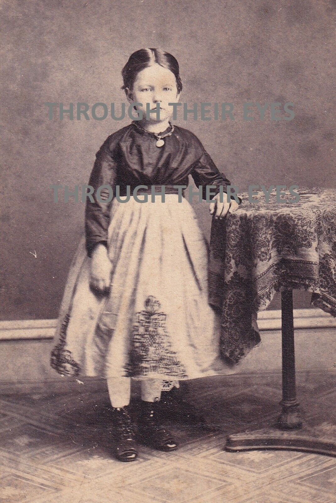 CDV  Betty Denby b 1862  Photographer J.G.Stewart Carlinville Illinois c 1860\'s