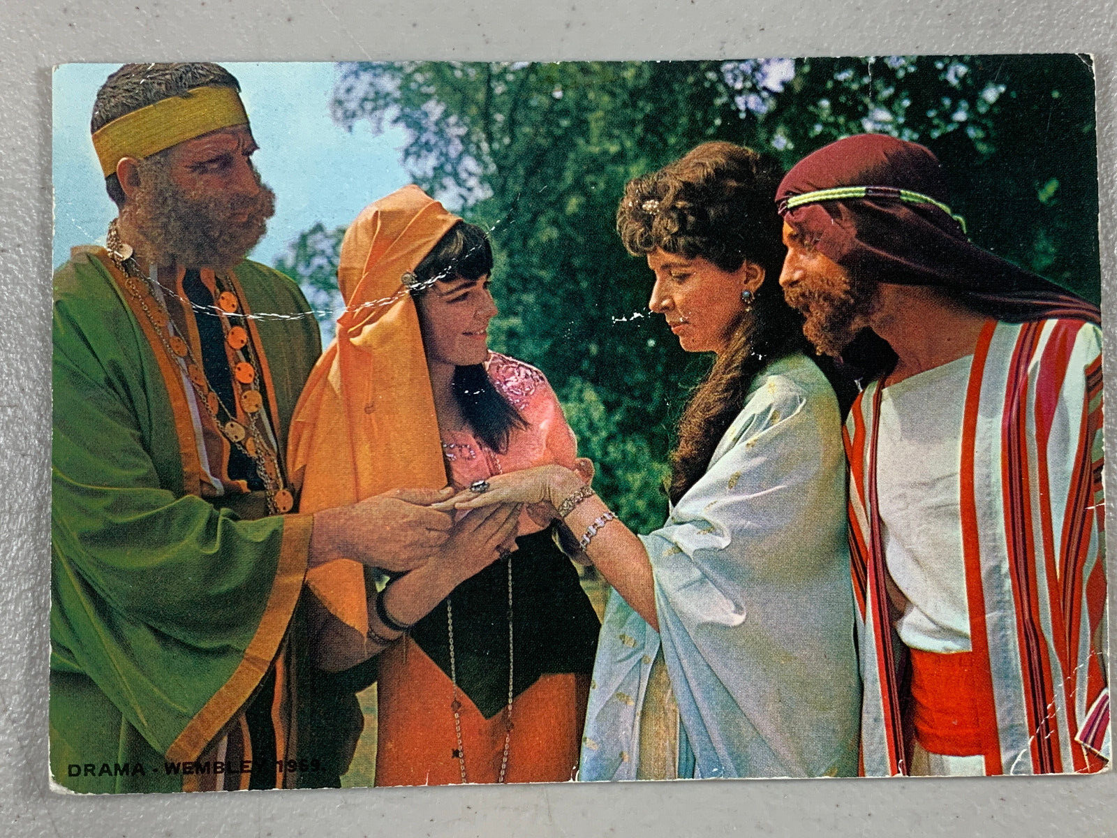 Original 1969 London UK Peace on Earth Assembly Postcard Watchtower Jehovah