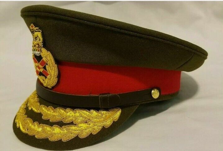 British UK Army Field Marshals Generals Officers Visor Hat Cap Schirmmutze