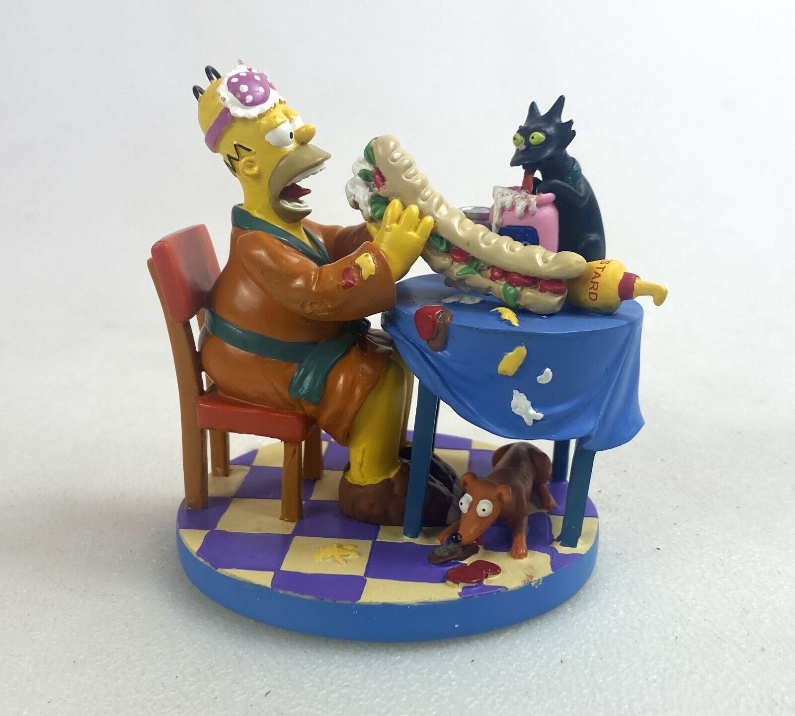 Midnight Snack The Simpsons At Home w/ Homer Sculpture Collection New Hamilton