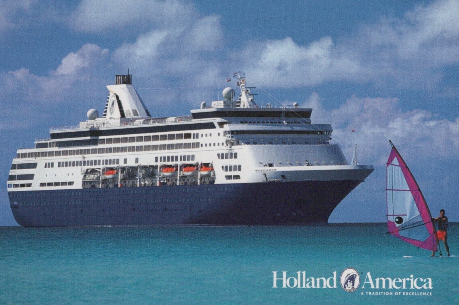 Holland American Cruise Ship 4x6 Postcard