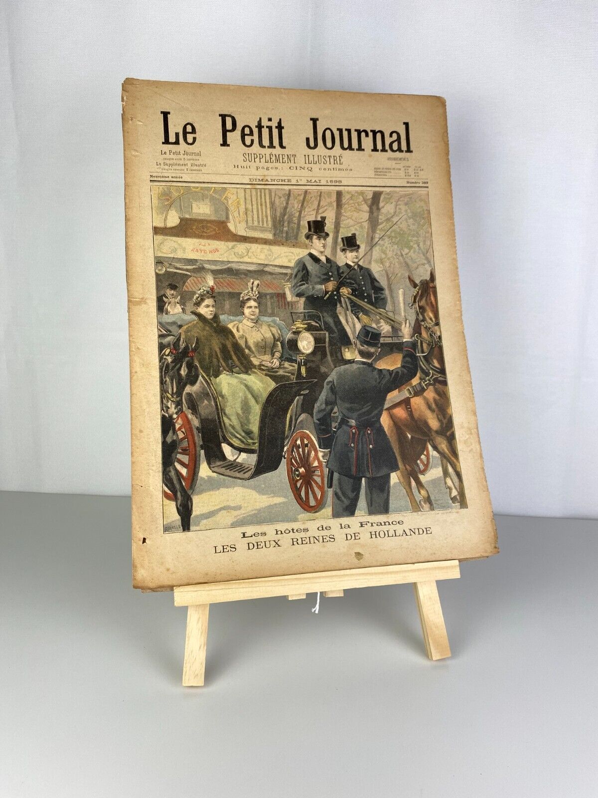Les hôtes de la France, 1 May 1898 N°389, Le Petit Journal 