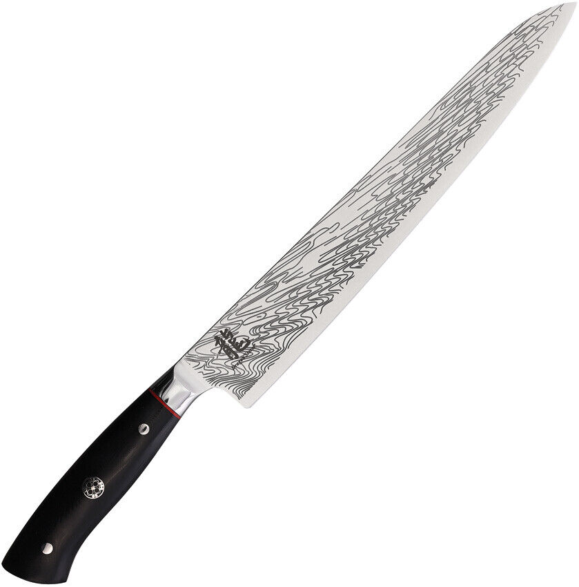 Dragon Apogee Dragon Storm 10in Slicer Black Resin Steel Kitchen Knife 00874