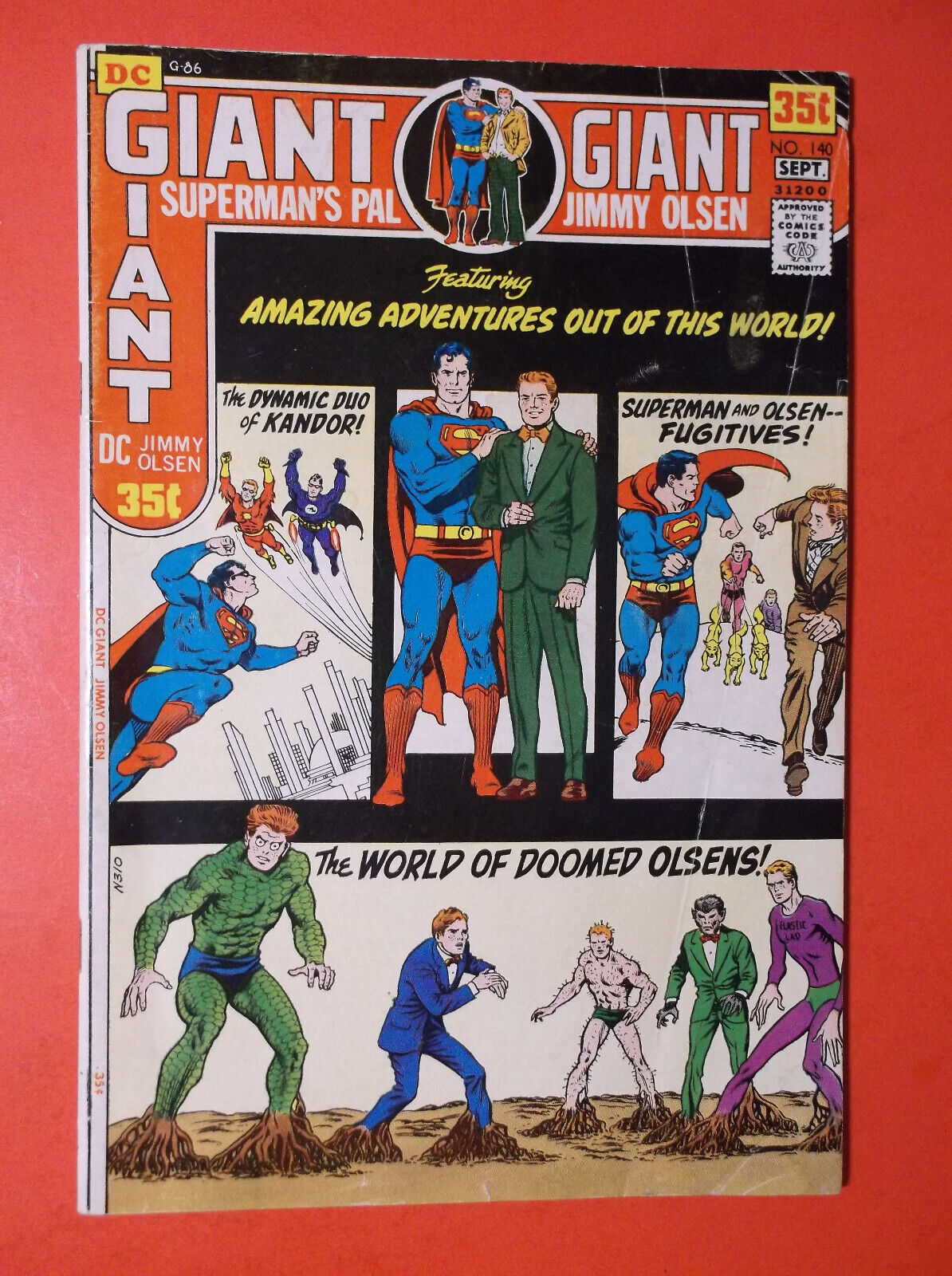 SUPERMAN'S PAL JIMMY OLSEN # 140 - VG 4.0 - 1971 68 PAGE GIANT   G-86