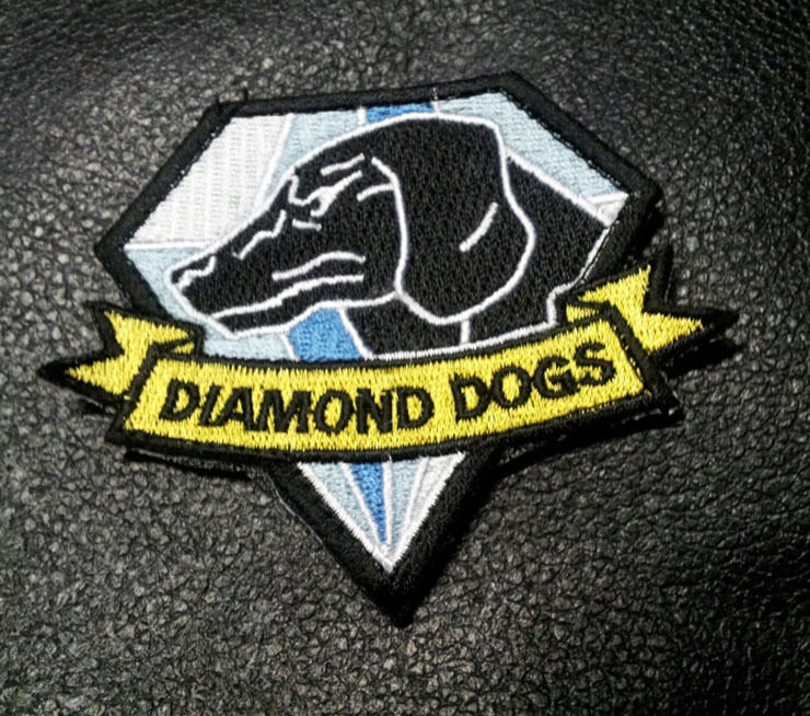 PS3 PS4 METAL GEAR SOLID DIAMOND DOGS EMBROIDERED IRON ON  PATCH 
