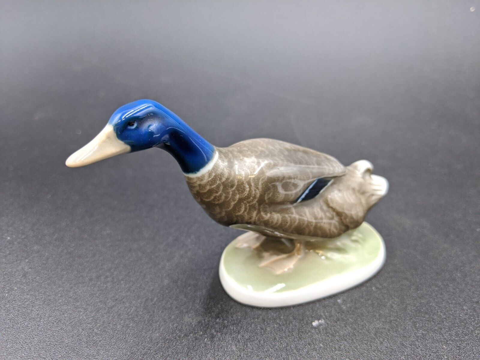 Vintage Rosenthale Mallard Duck Figurine Blue Huntsman Decoration Hunter Gift