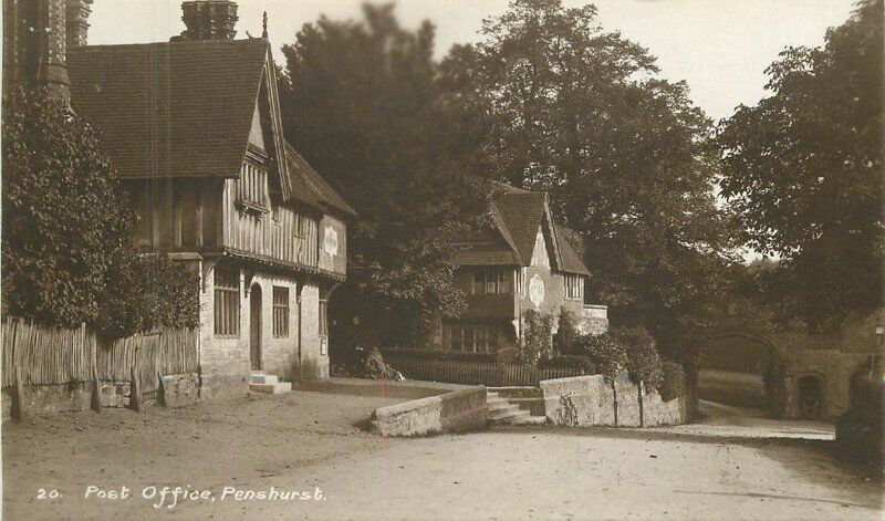 UK Kent C-1910 Post Office Penshurst t #20 RPPC Photo Postcard 22-7501