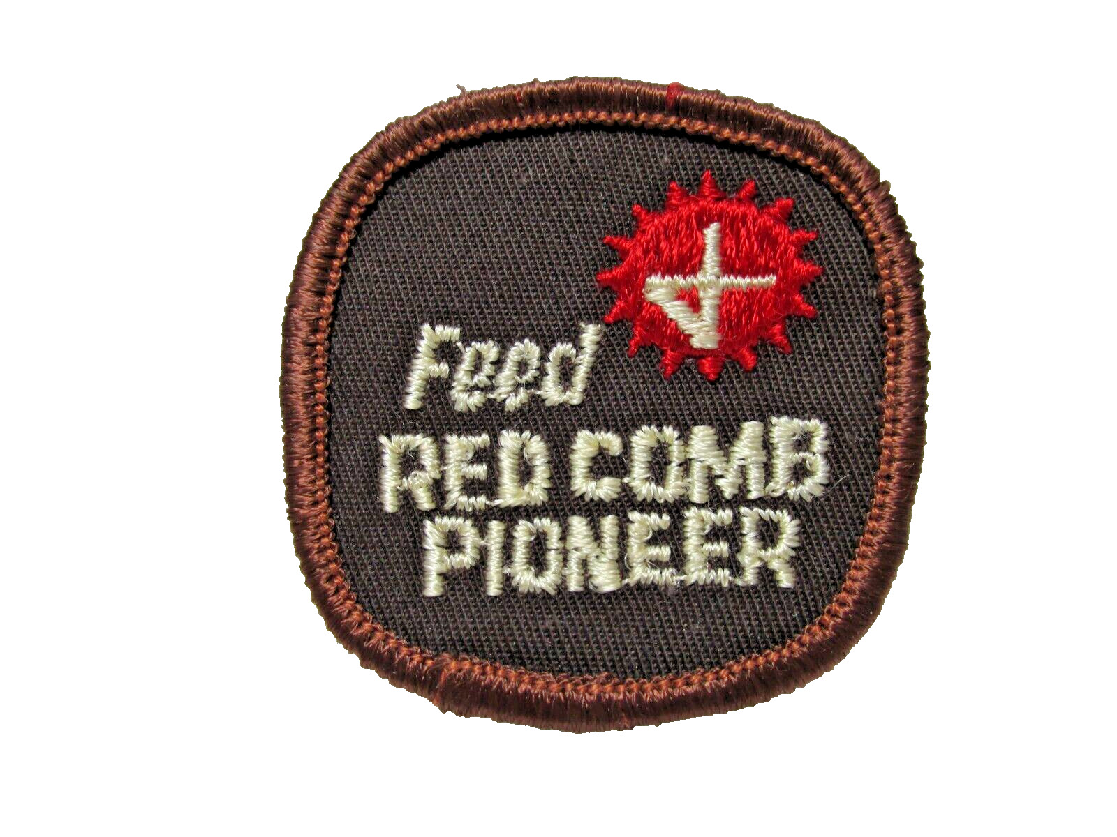 Pioneer Red Comb Vintage Patch