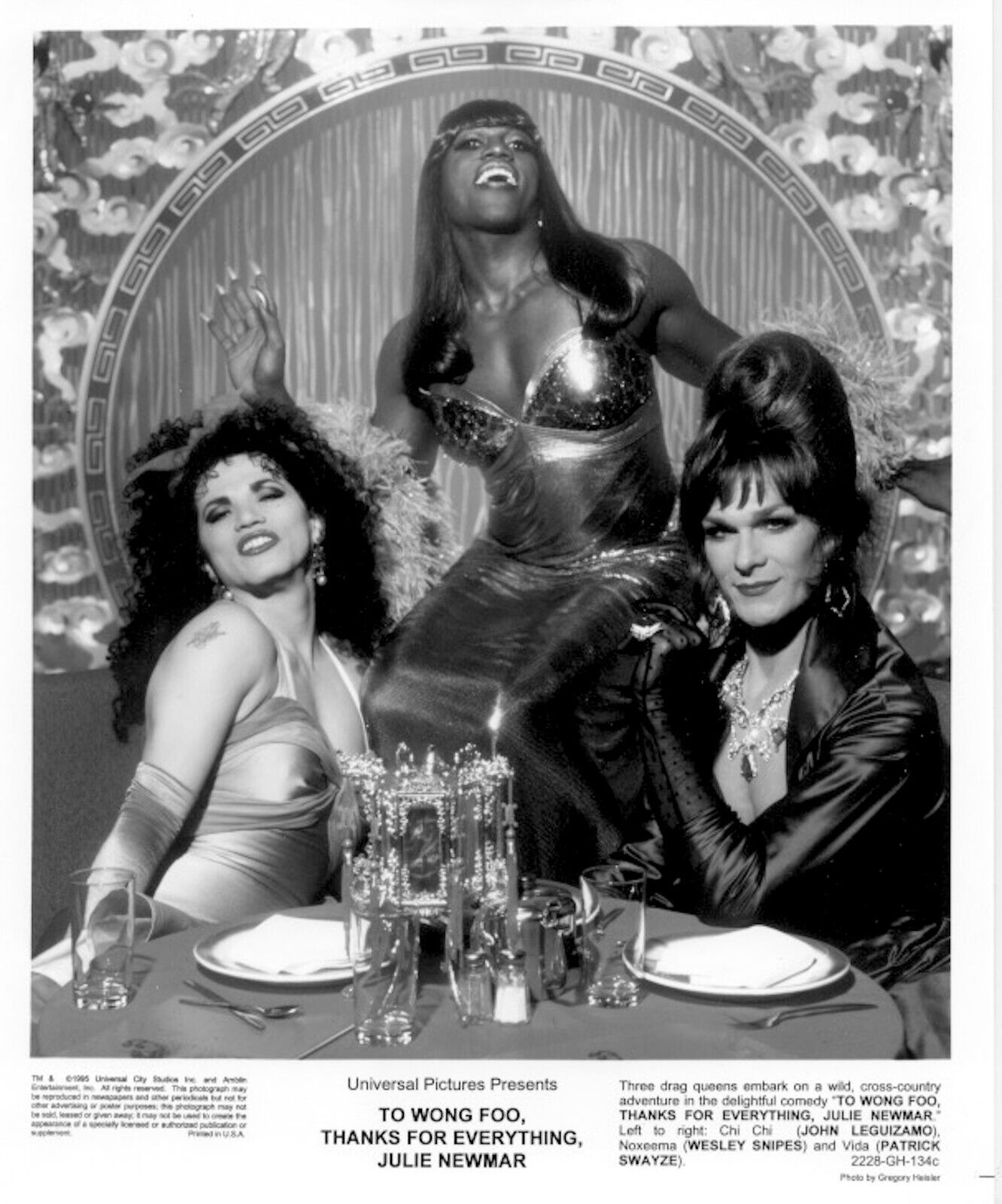 1995 TO WONG FOO, THANKS FOR EVERYTHING JULIE NEWMAR original b/w 8x10 portrait