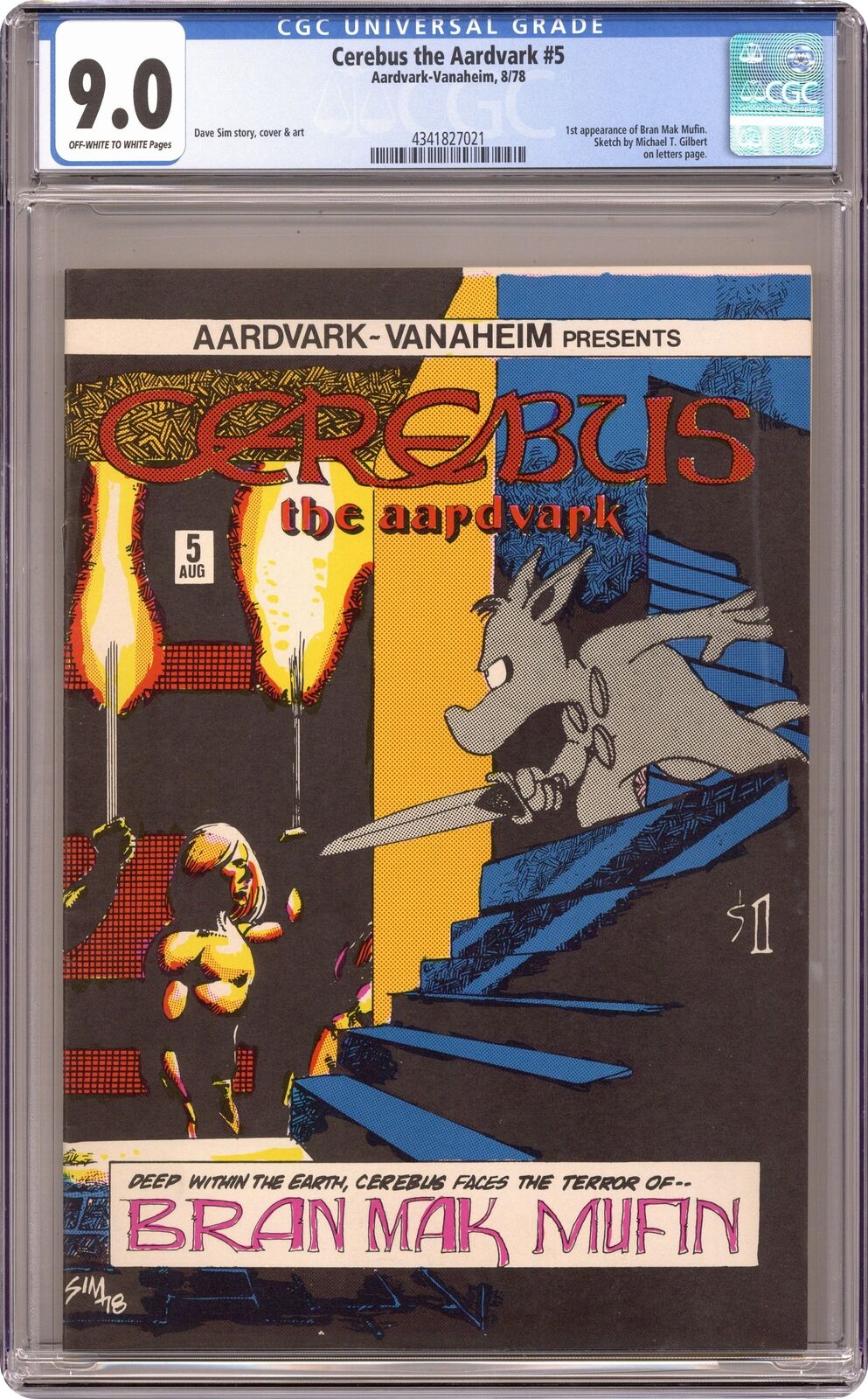 Cerebus #5 CGC 9.0 1978 4341827021