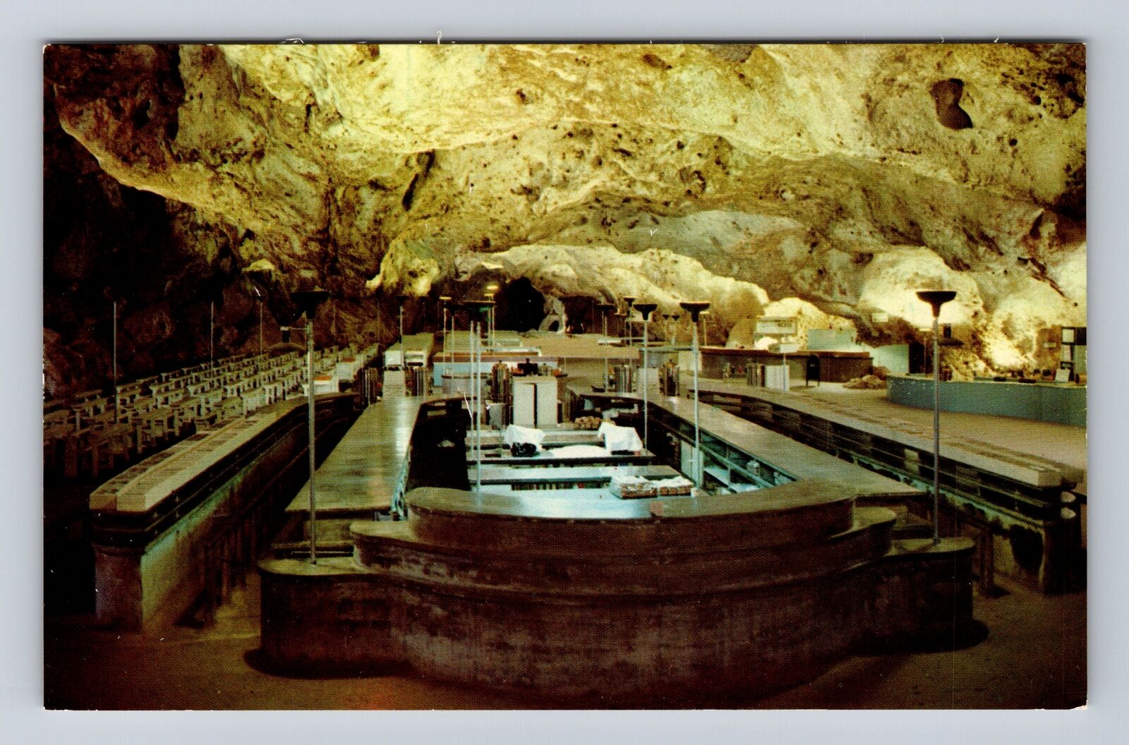 Carlsbad Cavern National Park, Lunchroom, Antique Vintage Souvenir Postcard