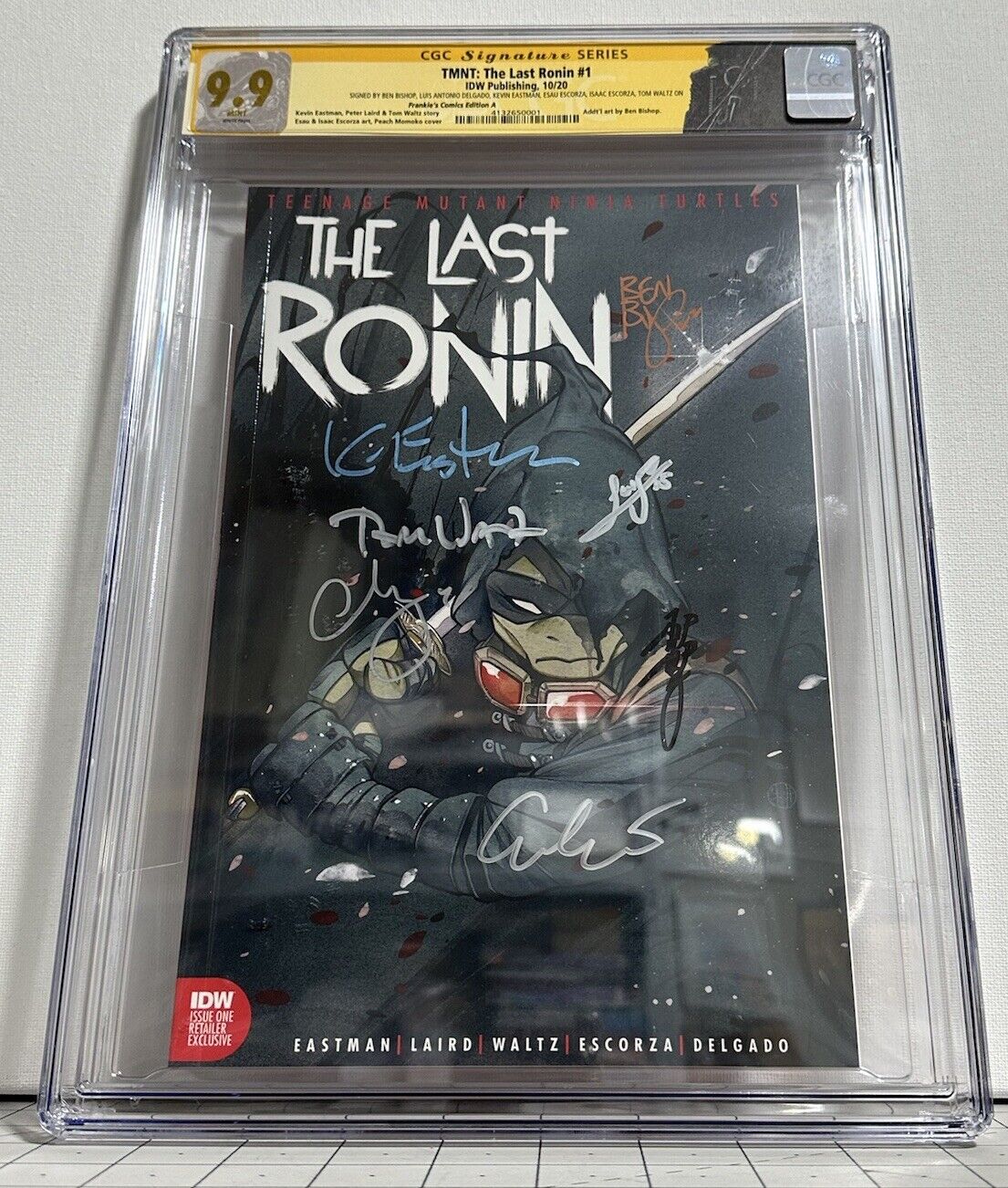 TMNT The Last Ronin #1 SS CGC 9.9 Momoko Cover, 7 Signatures (ONLY 14 WORLDWIDE)