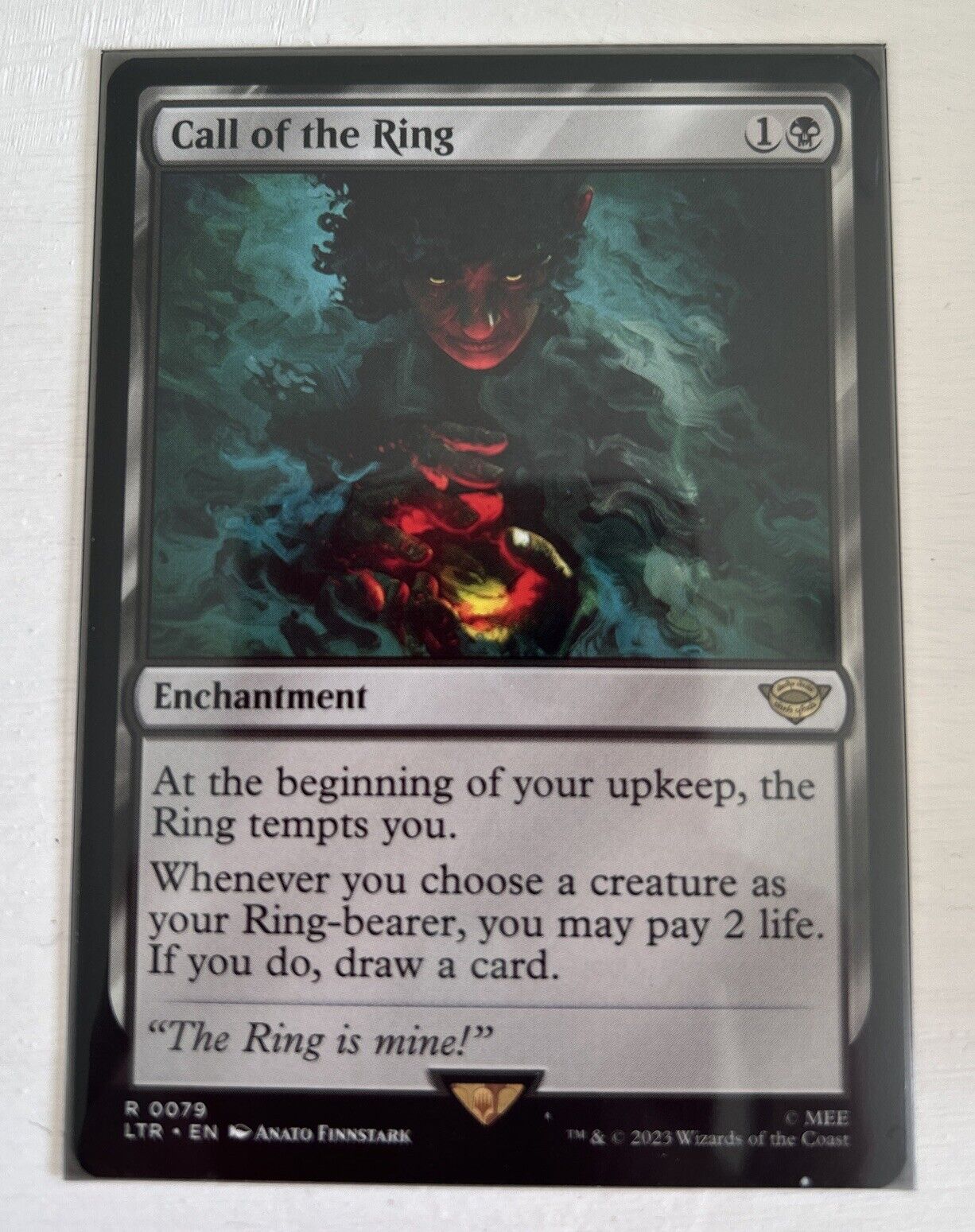 MTG lord of the rings - Call of the Ring rare R 0079