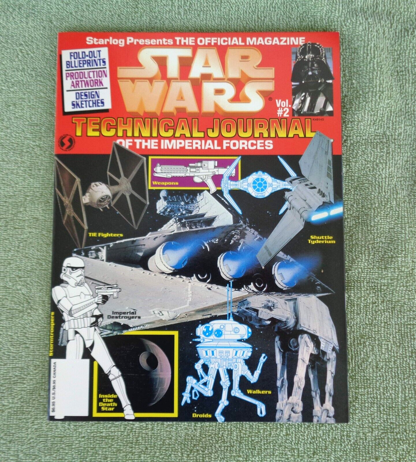 Star Wars Technical Journal Of The Imperial Forces Magazine- Fold Out Blueprints
