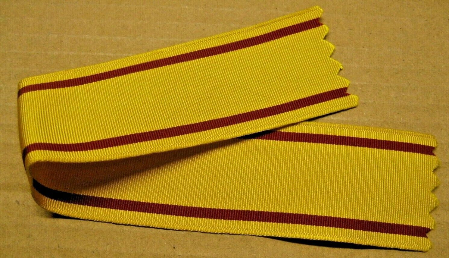 Replacement Medal Ribbon CHINA SERVICE MEDAL,6 1/2\
