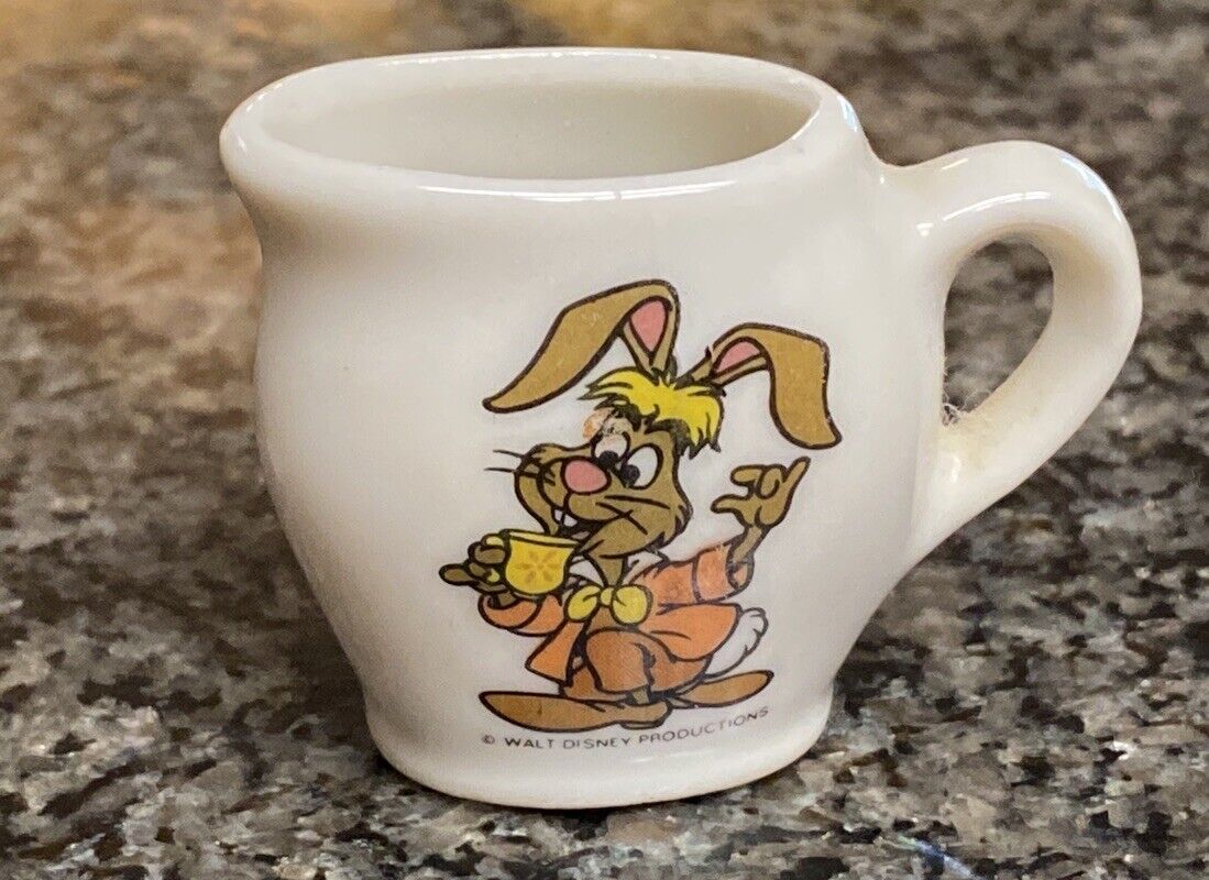 Vintage 1980s Disney\'s Alice in Wonderland The March Hare Mini Teapot Pitcher